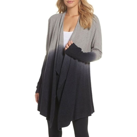Barefoot Dreams CozyChic Lite Ombré Calypso Wrap Midnight Combo - Picture 3 of 10